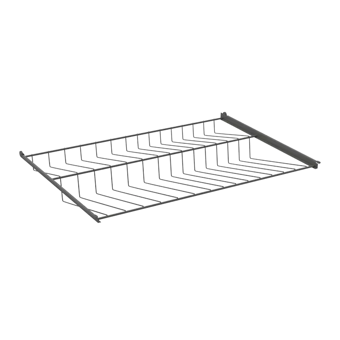 Shoe shelf 800, Dark Grey